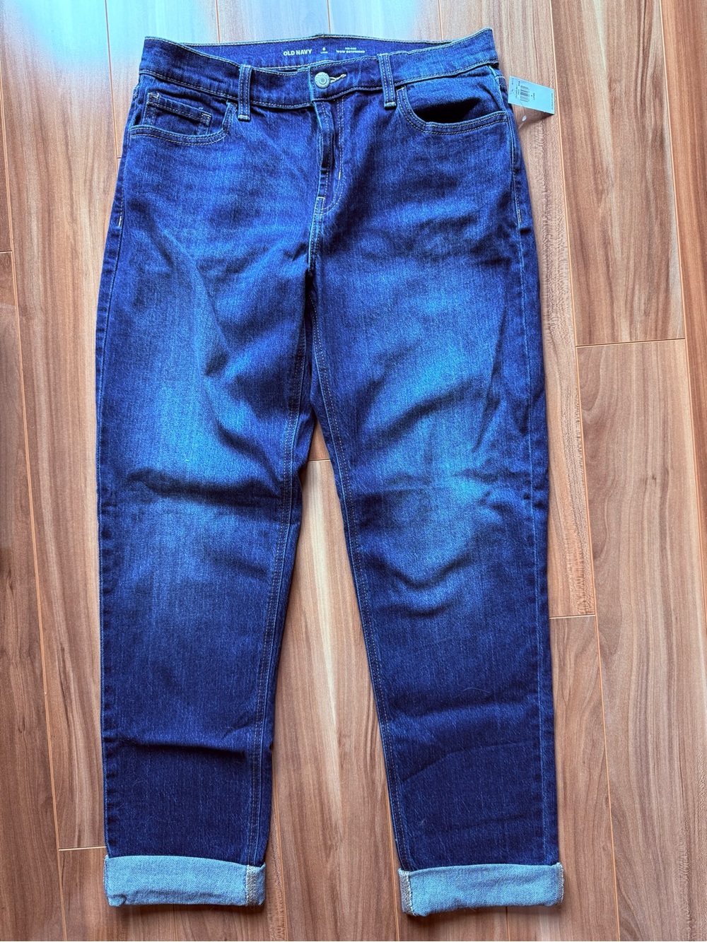 NWT Old Navy Women's Wow Boyfriend Jeans - Size 6 Long